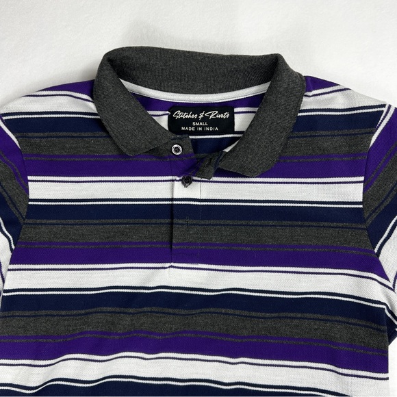 Stitches & Rivets Men’s Short Sleeve Polo Shirt - Picture 3 of 3